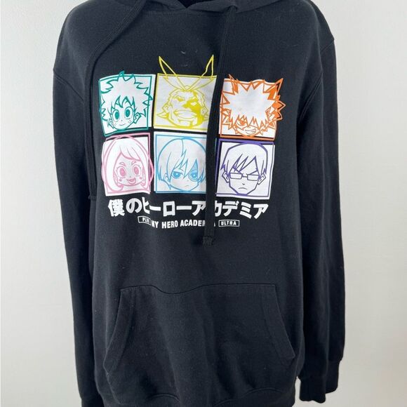 my hero academia Other - Funimation Black My Hero Academia Hoodie teens sweatshirt